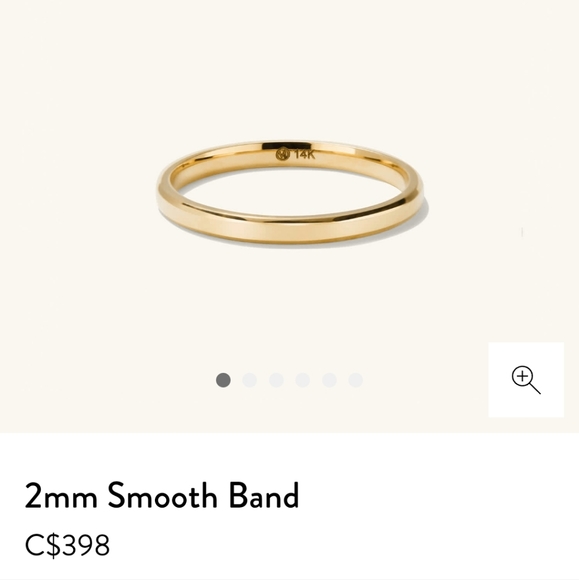 Mejuri 2mm Smooth Band Ring 14k gold - EUC - Picture 2 of 6